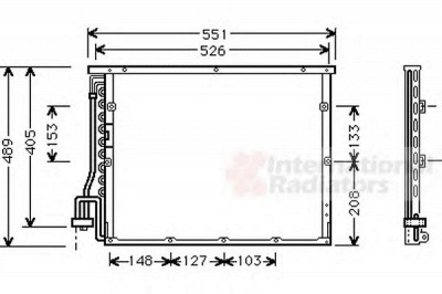 VAN WEZEL 06005148 -  Конденсатор, кондиционер